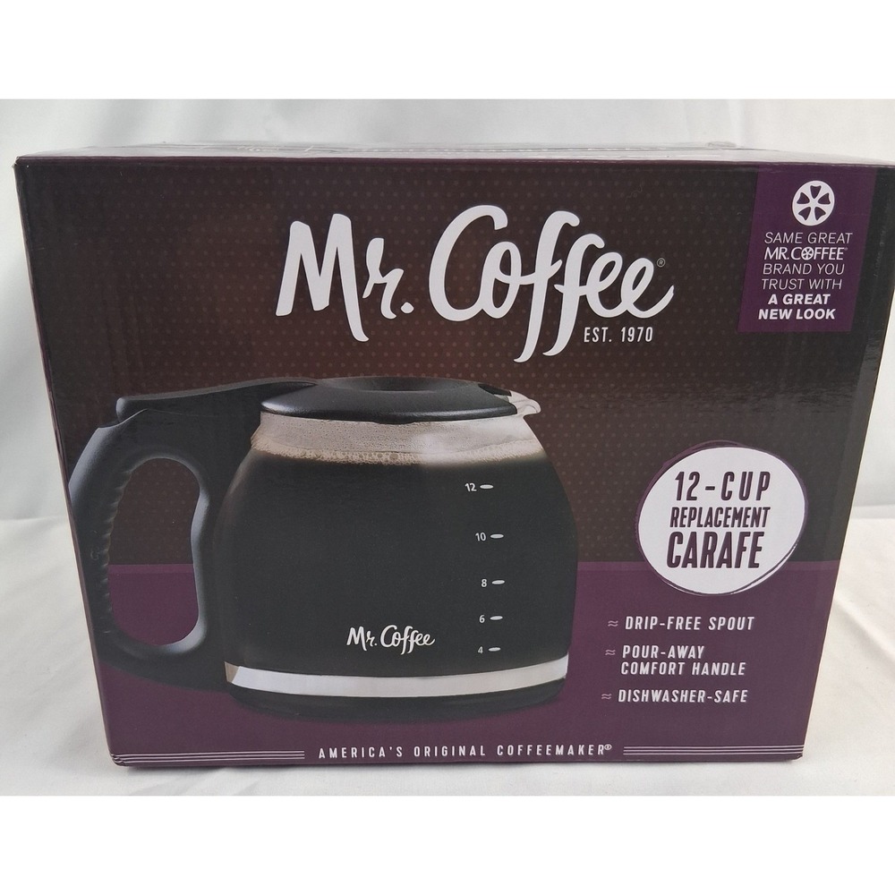 Mr Coffee NEW 12 Cup Replacement Carafe Drip Free Pour Away Dishwasher Safe
